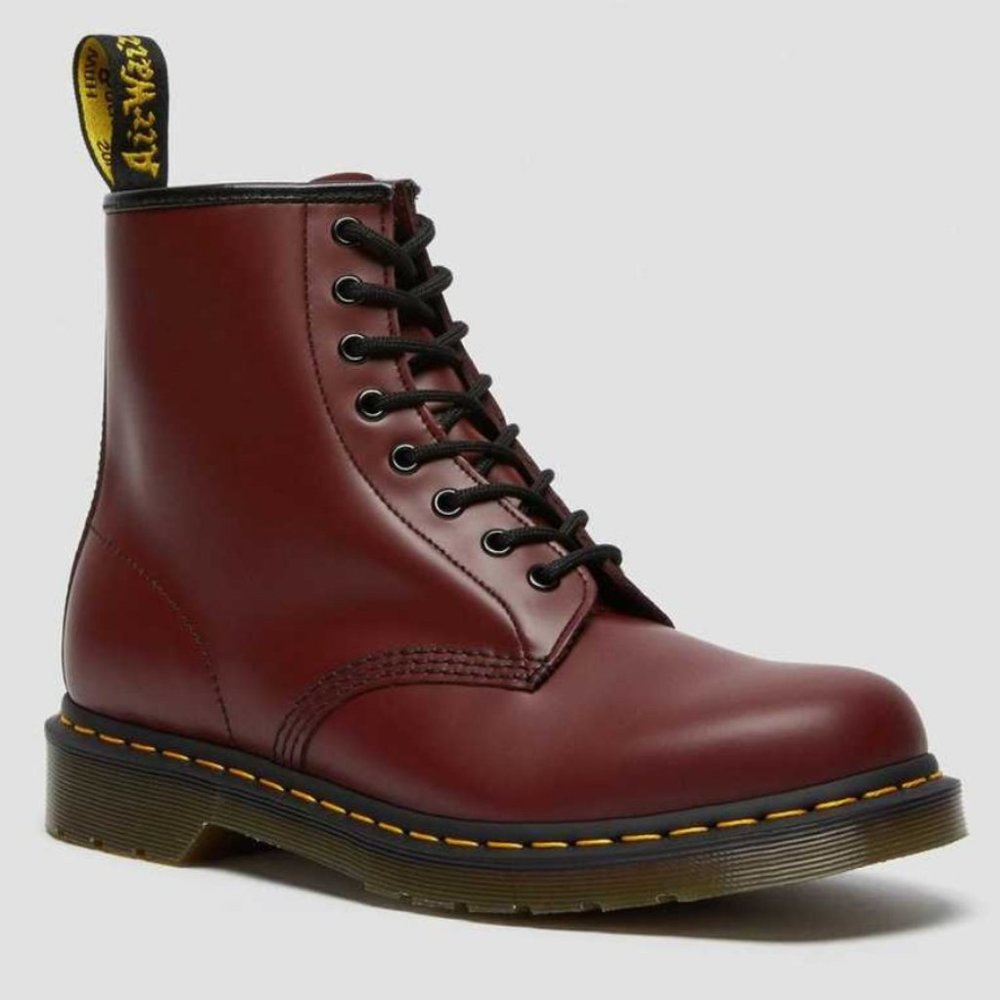 Women's US 7 Dr. Martens 1460 8-Eye Boot Cherry Red